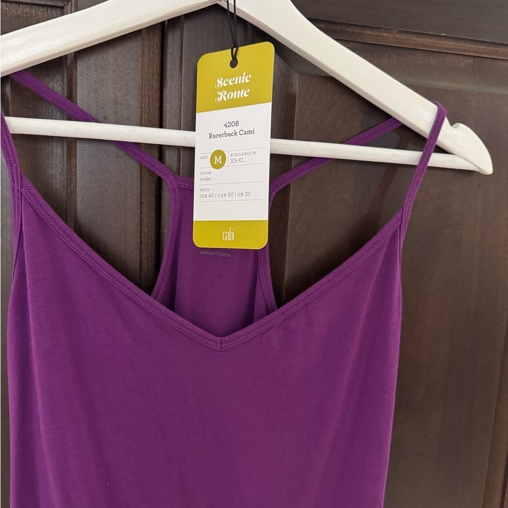 Cali Violet Racerback Cami - Picture 1 of 4